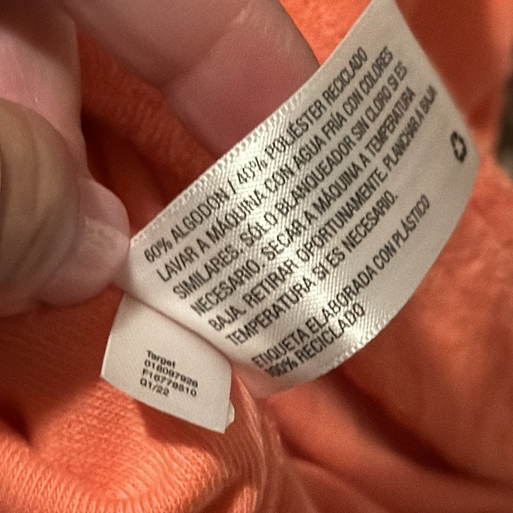 A New Day peachy orange terry cloth tank dress / coverup (XXL) - EUC! - Picture 4 of 10